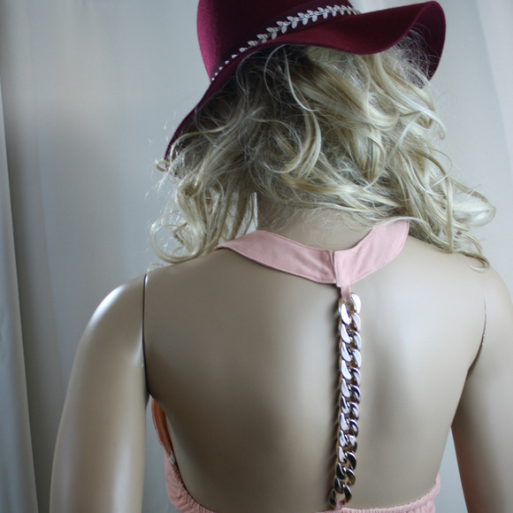 Boho Festival Fringe Tank Chain Back - Picture 3 of 5